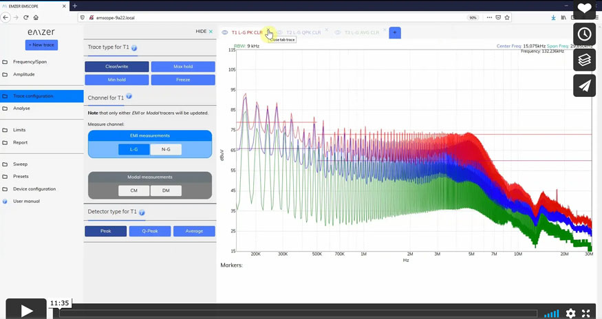 Vidéo EMSCOPE